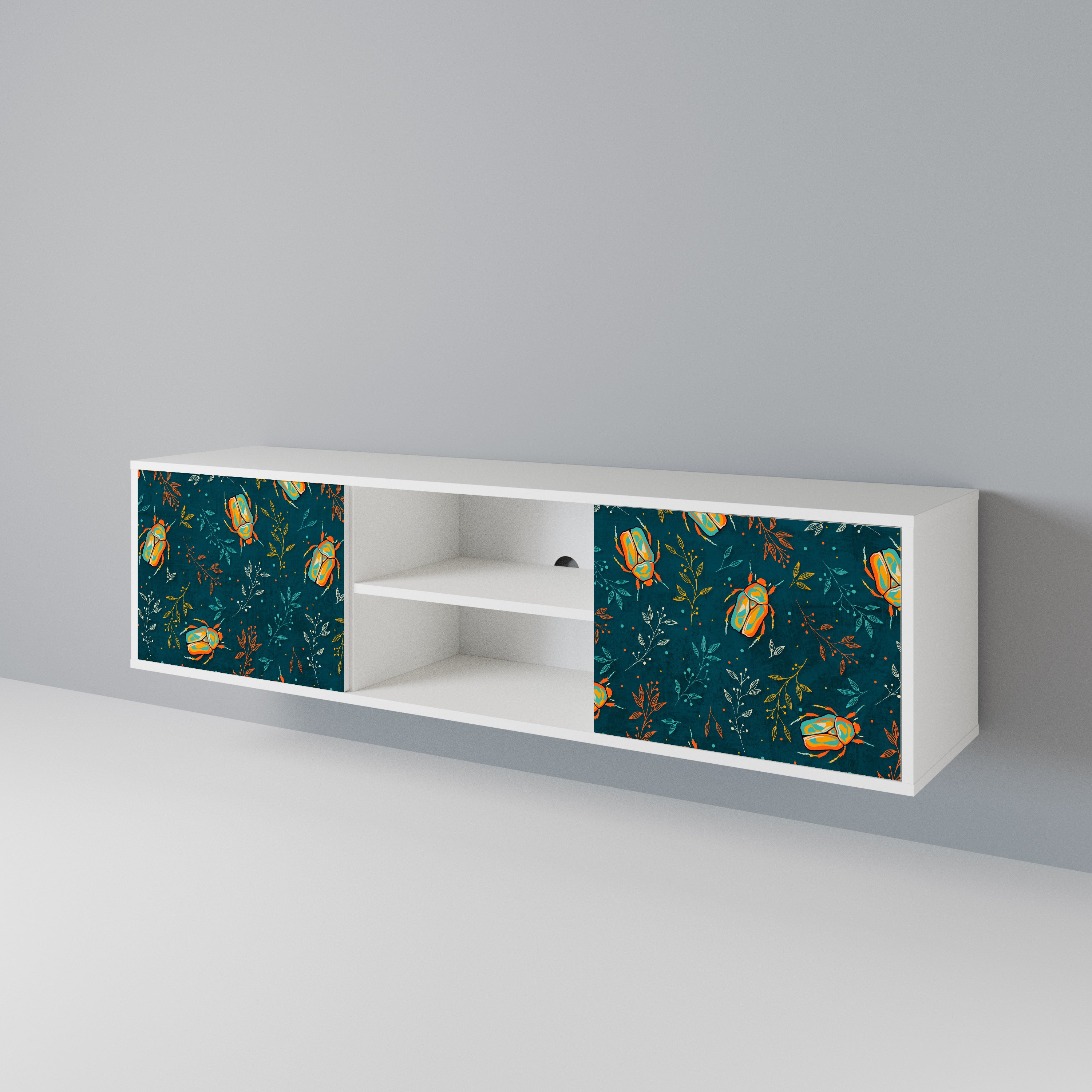 AUTUMN INSECTS Mueble de TV de 2 Puertas