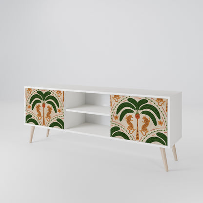 DANCING PREDATORS Mueble de TV de 2 Puertas
