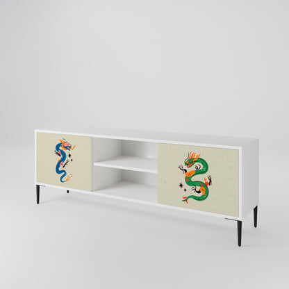 MYTHOLOGICAL CREATURES Mueble de TV de 2 Puertas