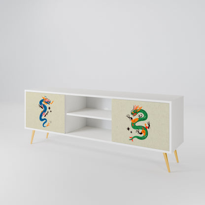 MYTHOLOGICAL CREATURES Mueble de TV de 2 Puertas