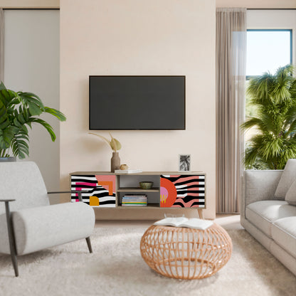 CHROMATIC ABSTRACT Mueble de TV de 2 Puertas