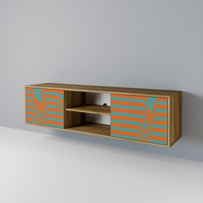 LINE COLLAPSE 2-Door TV Cabinet