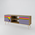 COLORFUL DIVERSION Mueble de TV de 2 Puertas