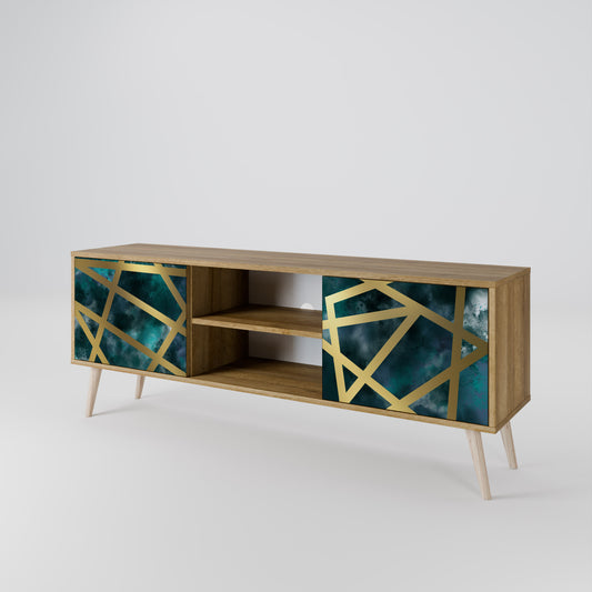 THE LABYRINTH OF GOLD Mueble de TV de 2 Puertas