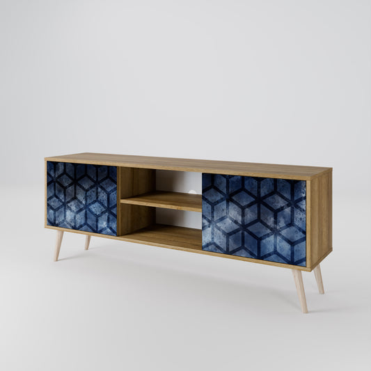 CUBIC MIST Mueble de TV de 2 Puertas