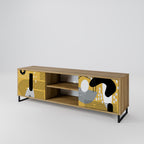 SHAPESHIFT SYMPHONY Mueble de TV de 2 Puertas en Efecto Roble