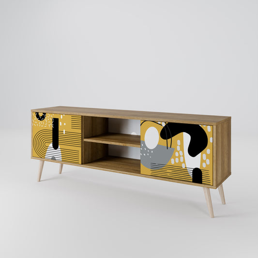 SHAPESHIFT SYMPHONY Mueble de TV de 2 Puertas