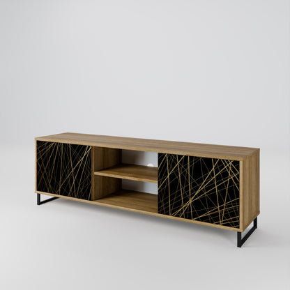 BRIGHT MESH Mueble de TV de 2 Puertas