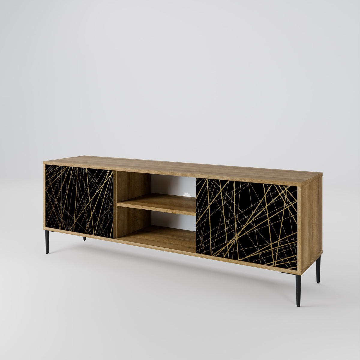 BRIGHT MESH Mueble de TV de 2 Puertas