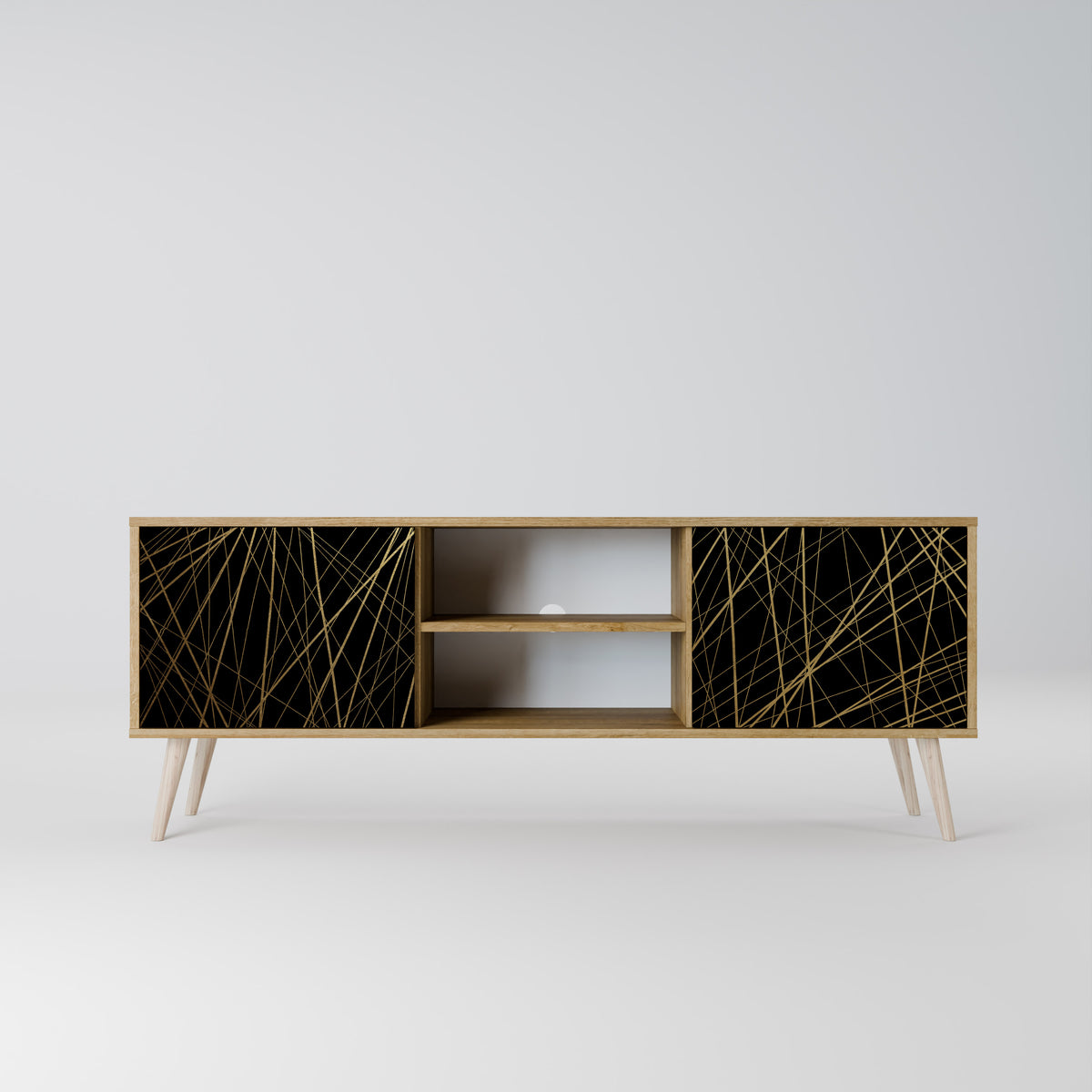 BRIGHT MESH Mueble de TV de 2 Puertas