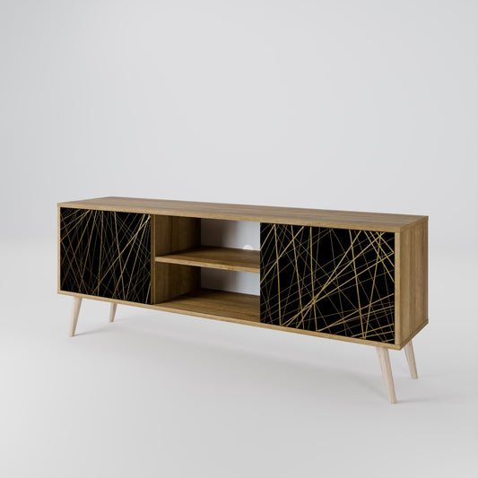 BRIGHT MESH Mueble de TV de 2 Puertas
