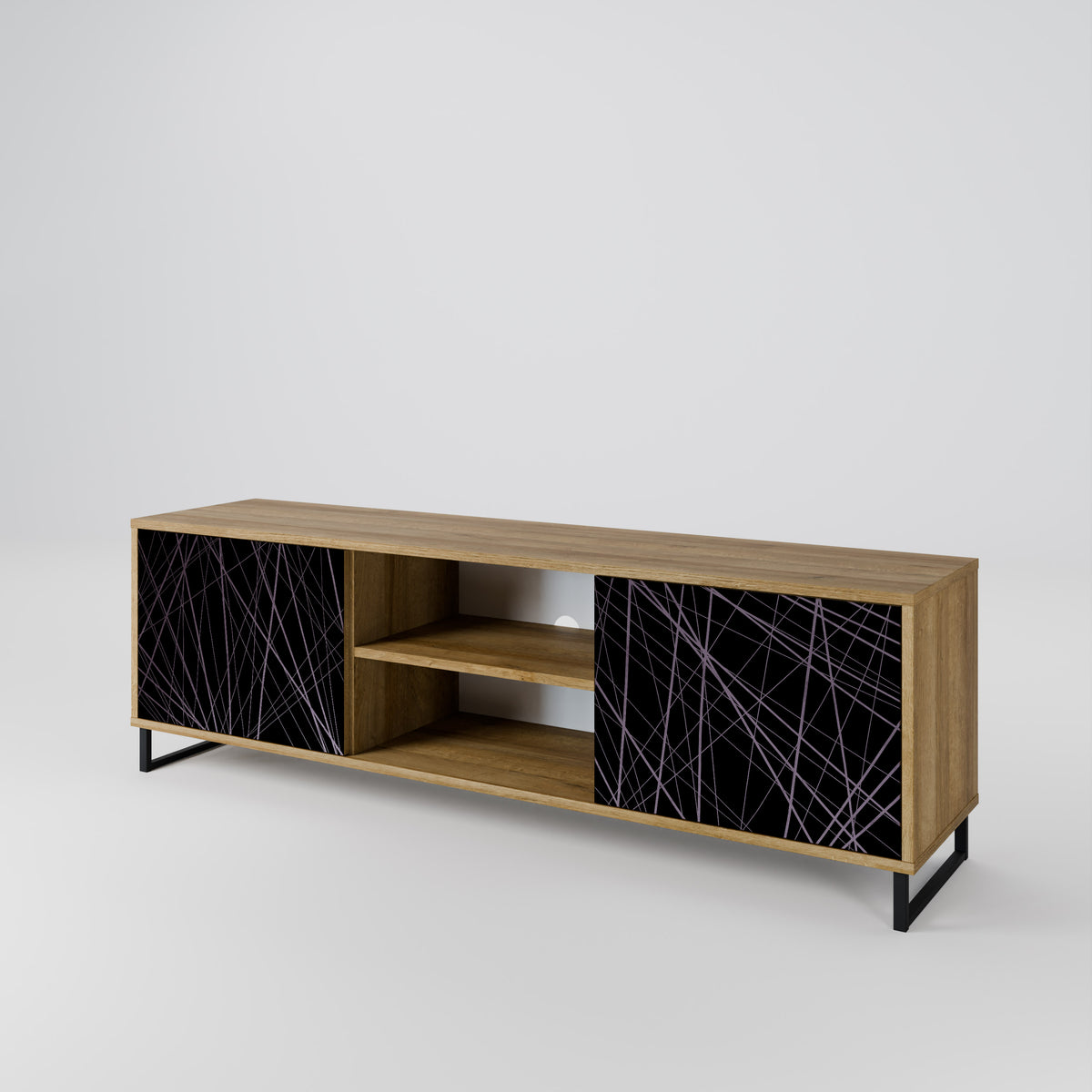 SHIMMER SPIDERGRAM Mueble de TV de 2 Puertas