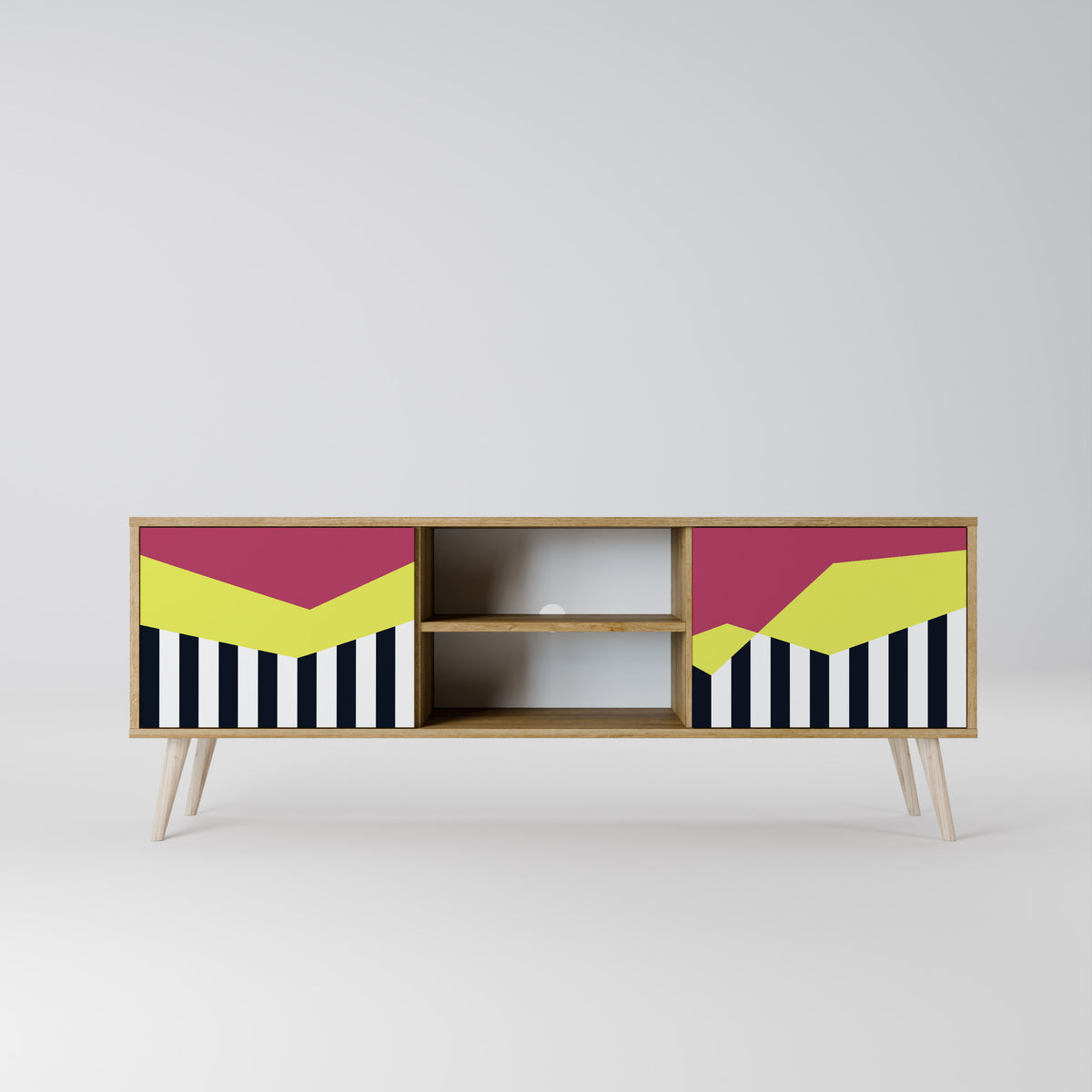 PIANO FANTASY Mueble de TV de 2 Puertas