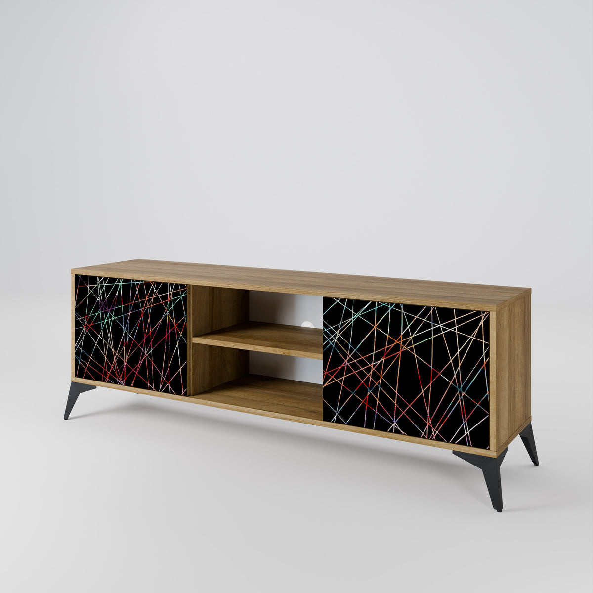 LUMINOUS SNARE Mueble de TV de 2 Puertas
