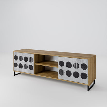 GHOSTLY GRADIENTS Mueble de TV de 2 Puertas