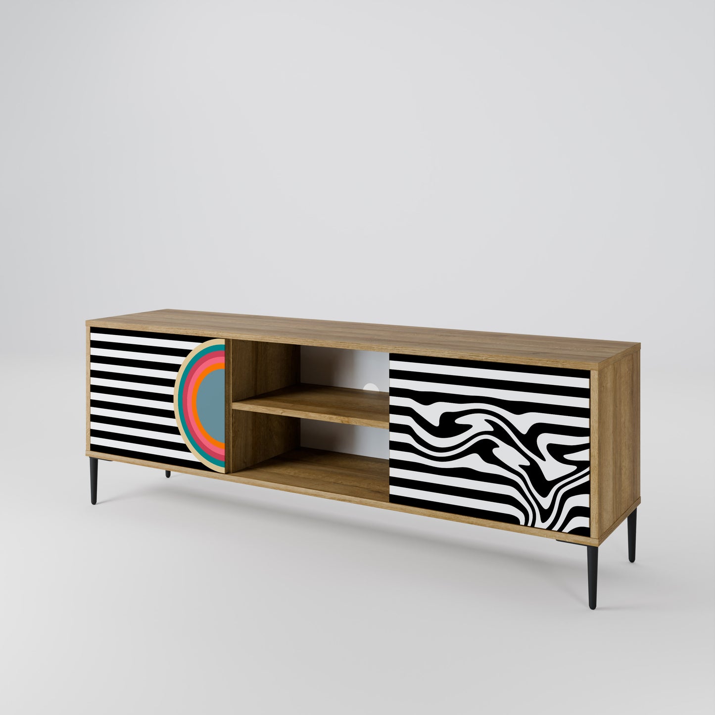 SPECTRA SHOWCASE Mueble de TV de 2 Puertas