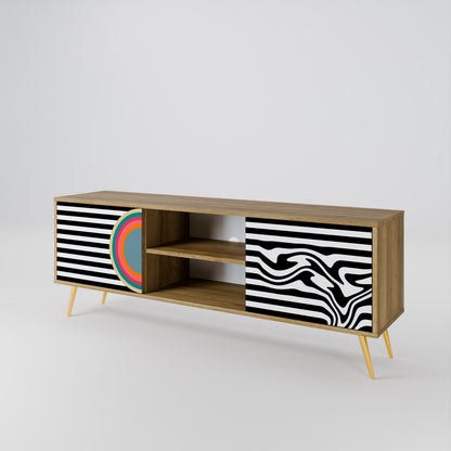 SPECTRA SHOWCASE Mueble de TV de 2 Puertas