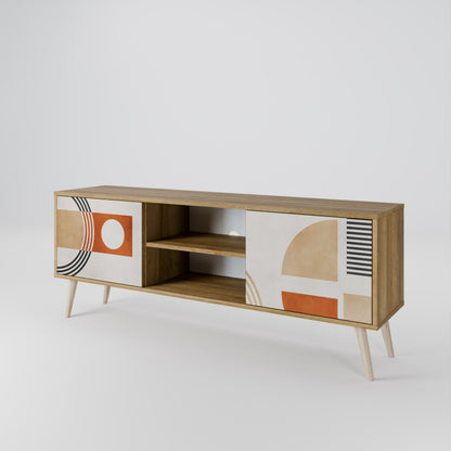 SPACE AROUND Mueble de TV de 2 Puertas