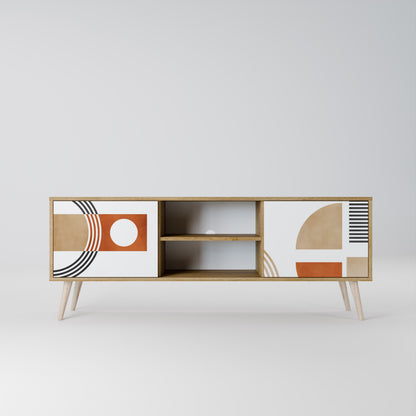 CIRCLE RHYTM Mueble de TV de 2 Puertas