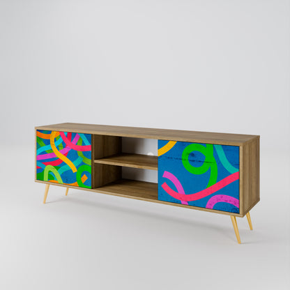 STREAMER TANGLE Mueble de TV de 2 Puertas