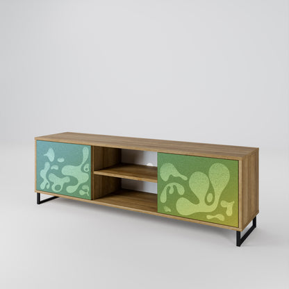 IRREGULAR BLUE Mueble de TV de 2 Puertas