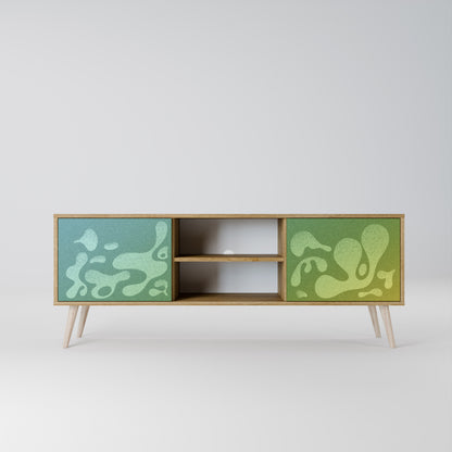 IRREGULAR BLUE Mueble de TV de 2 Puertas