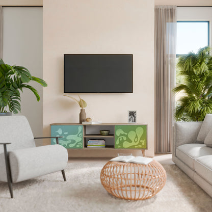 IRREGULAR BLUE Mueble de TV de 2 Puertas