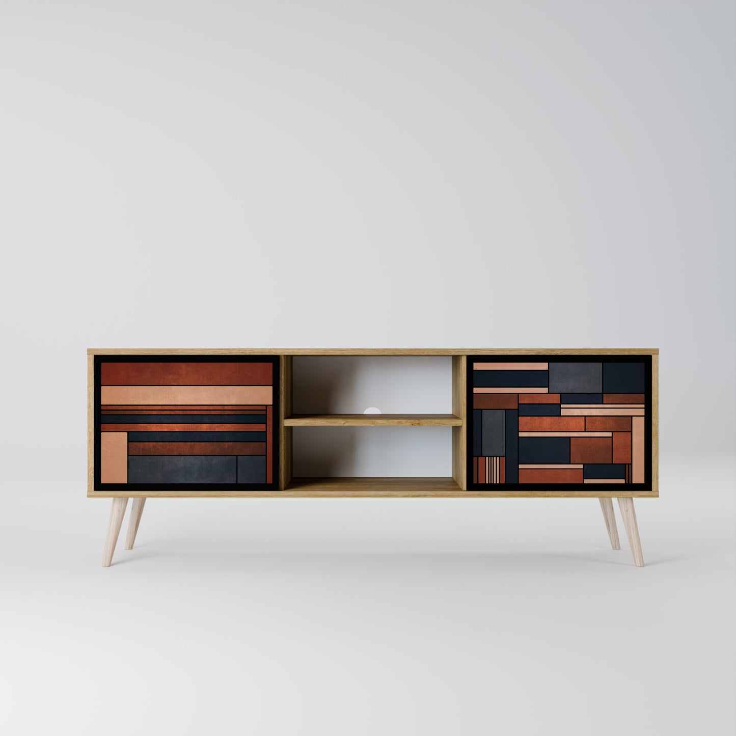 INTREPID FORMATION Mueble de TV de 2 Puertas