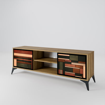 FIGURES OF NATURE Mueble de TV de 2 Puertas