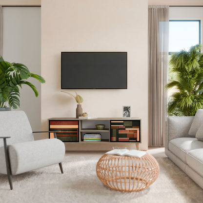 FIGURES OF NATURE Mueble de TV de 2 Puertas