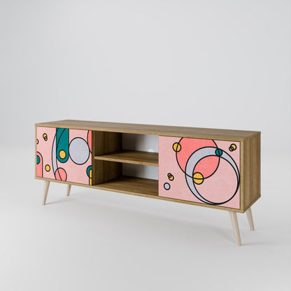 GOSSAMER ECHOES Mueble de TV de 2 Puertas