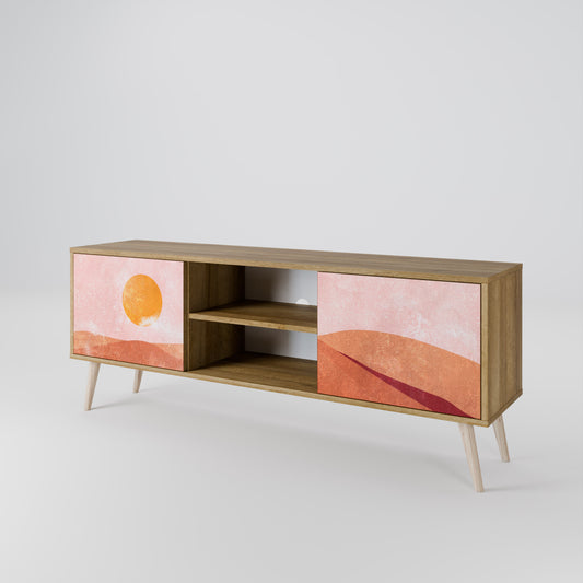 LUMINOUS SUNLIGHT Mueble de TV de 2 Puertas