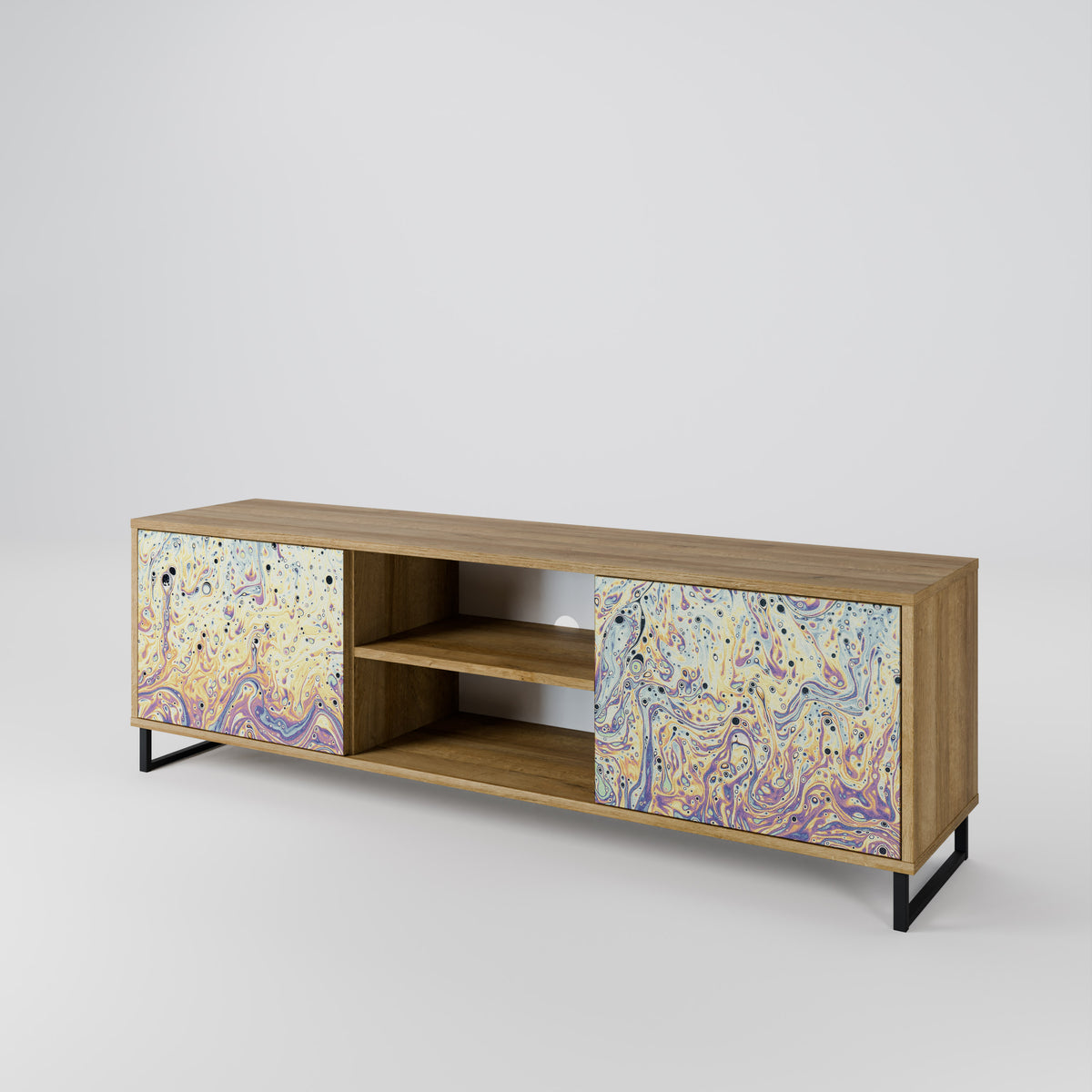 MOSAIC OF COLORS Mueble de TV de 2 Puertas