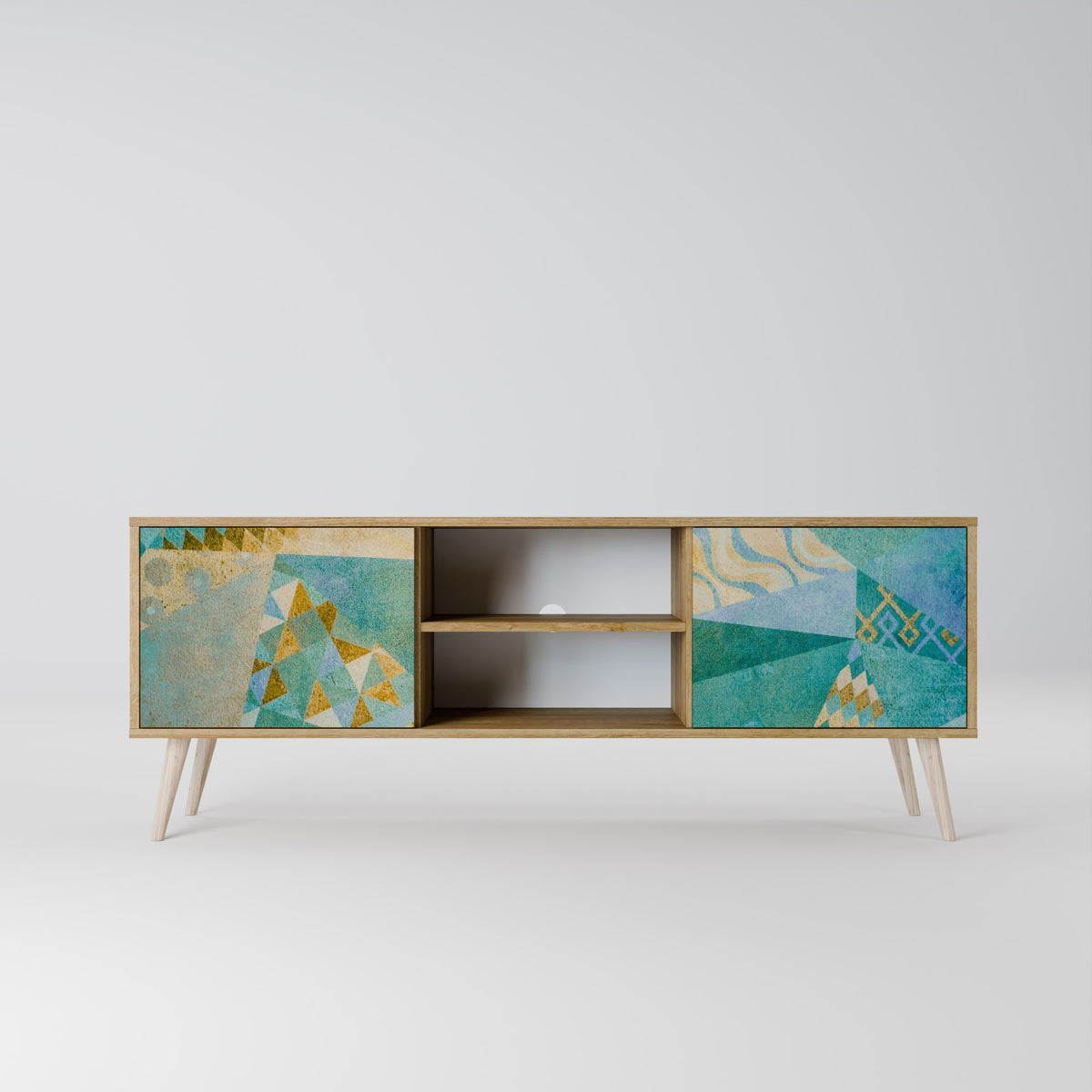 SPECTRUM SPLENDOR Mueble de TV de 2 Puertas