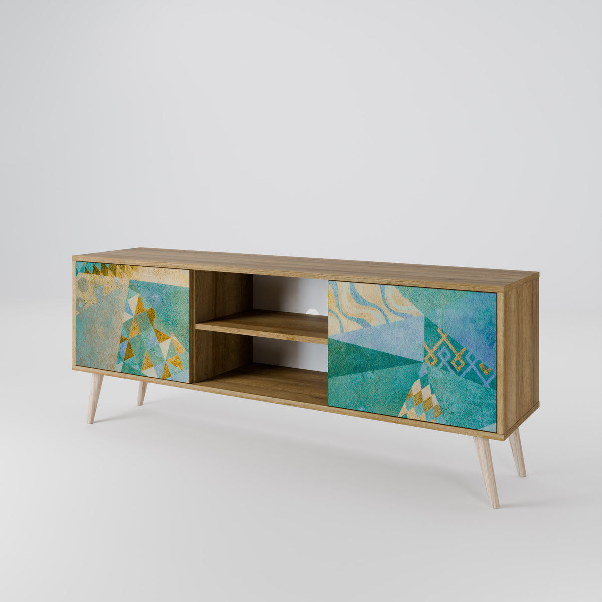 SPECTRUM SPLENDOR Mueble de TV de 2 Puertas