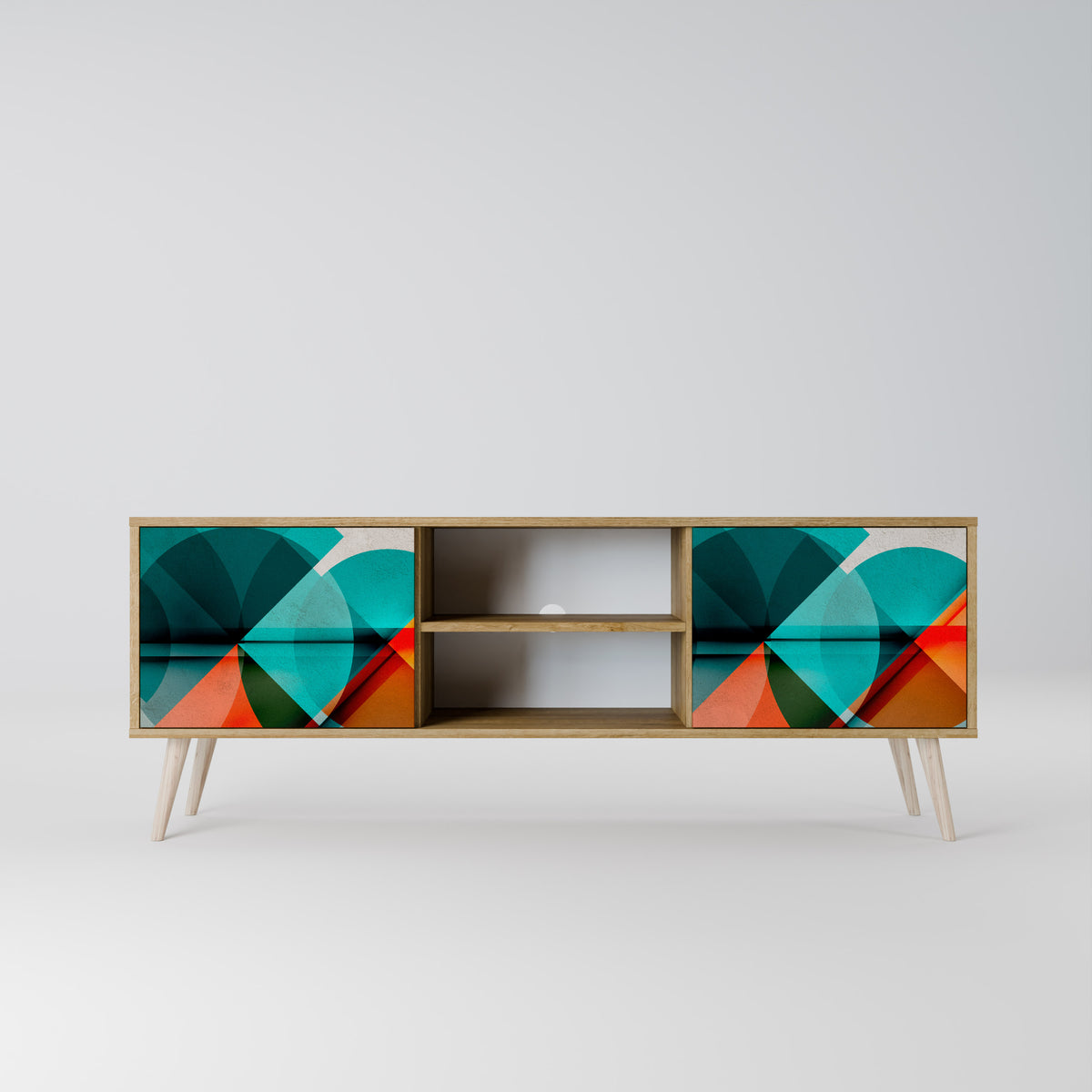CIRCULAR RHAPSODY Mueble de TV de 2 Puertas