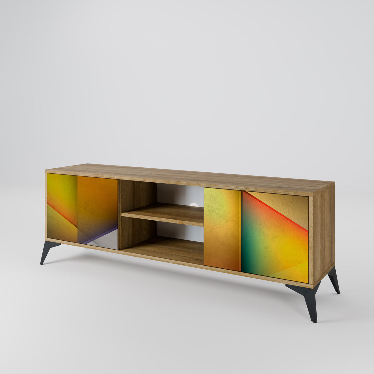 PIERCING SHARPNESS Mueble de TV de 2 Puertas
