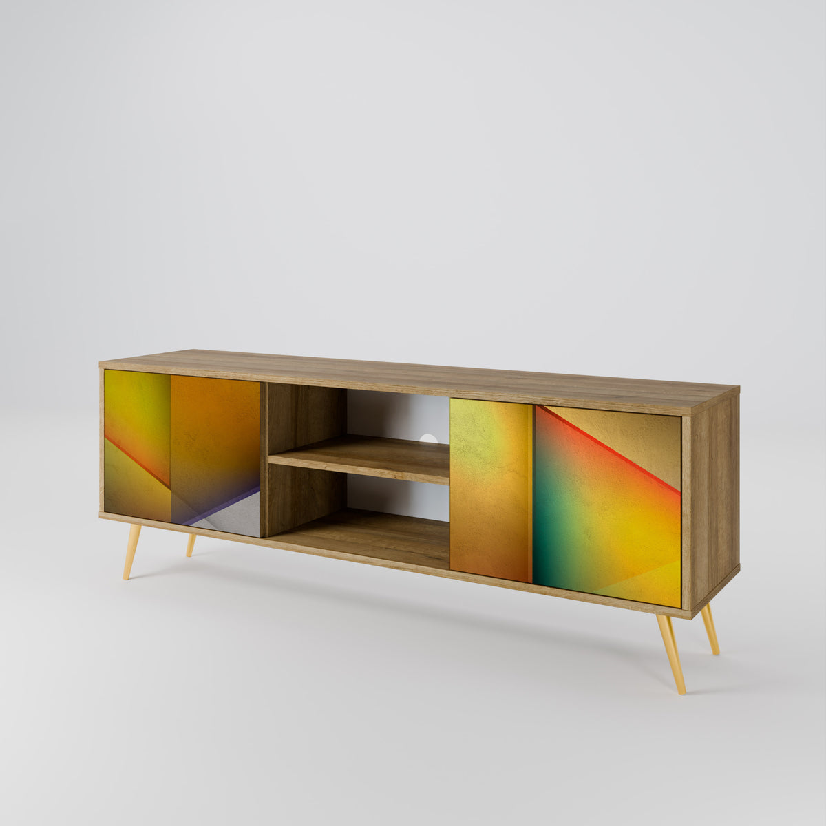 PIERCING SHARPNESS Mueble de TV de 2 Puertas
