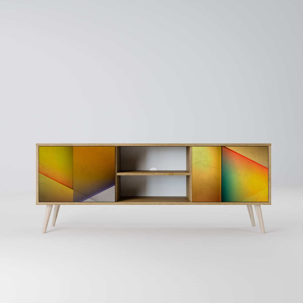 PIERCING SHARPNESS Mueble de TV de 2 Puertas
