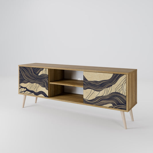 UNIFIED FRAGMENTS Mueble de TV de 2 Puertas