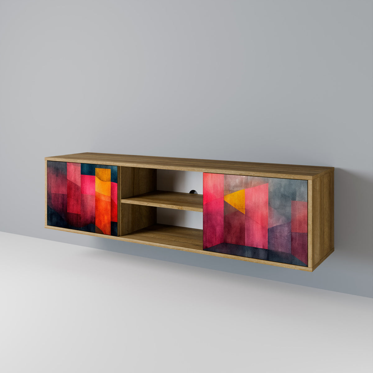 COLORFUL SOUNDS Mueble de TV de 2 Puertas