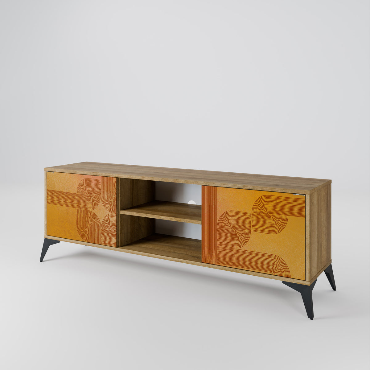 STRENGTHENING RELATION Mueble de TV de 2 Puertas