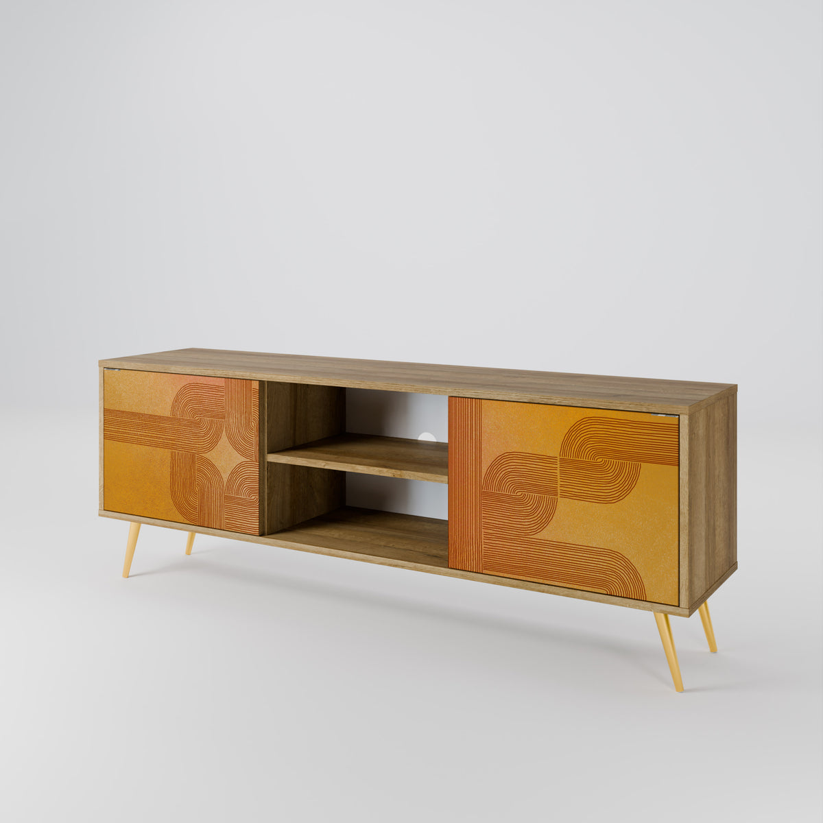 STRENGTHENING RELATION Mueble de TV de 2 Puertas