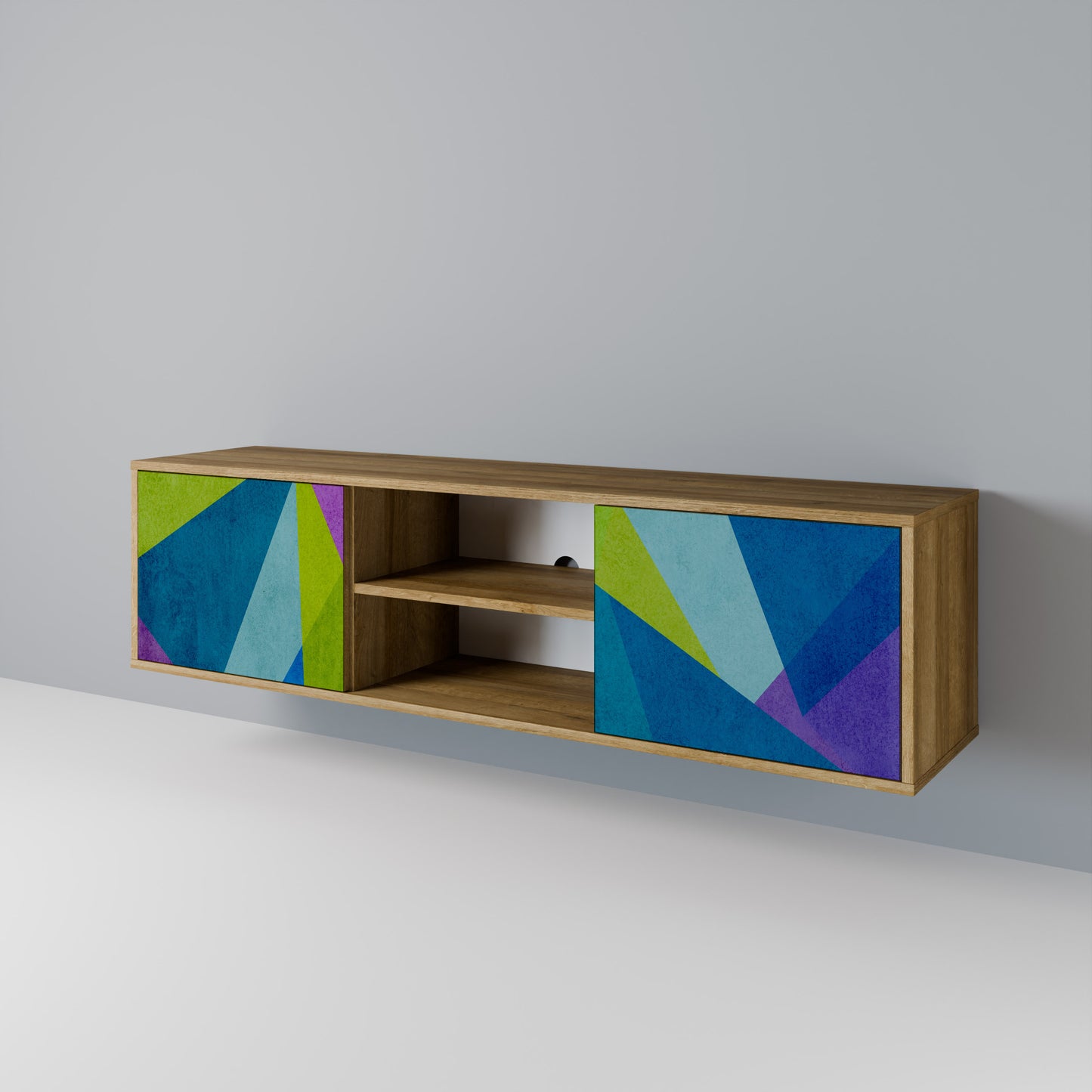 COLD SHOWCASE Mueble de TV de 2 Puertas