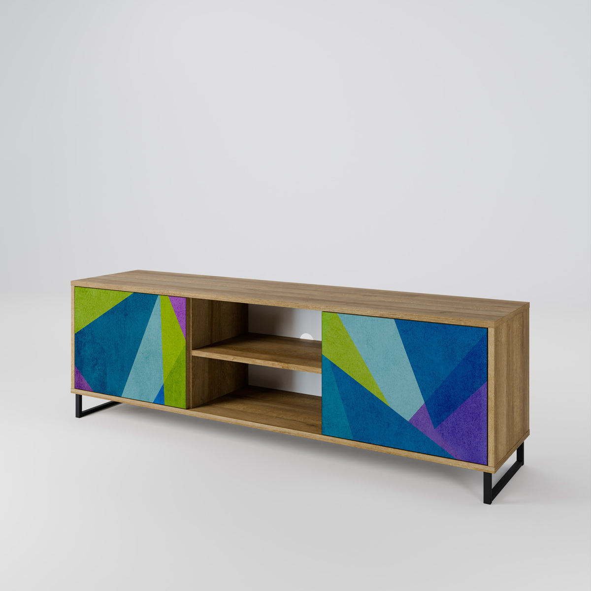 COLD SHOWCASE Mueble de TV de 2 Puertas