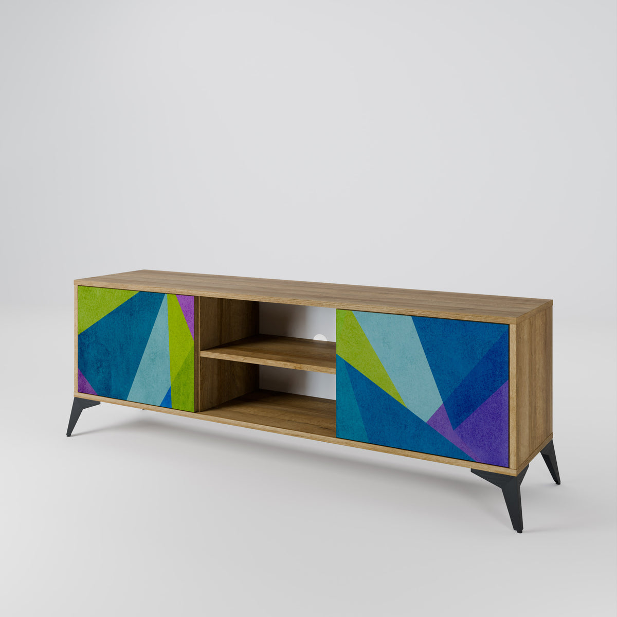 COLD SHOWCASE Mueble de TV de 2 Puertas