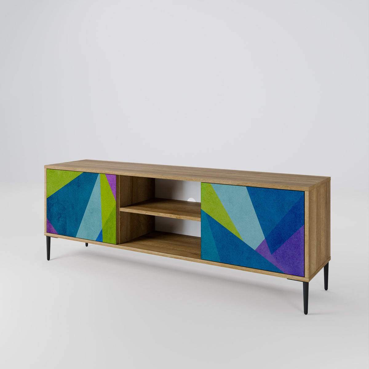 COLD SHOWCASE Mueble de TV de 2 Puertas