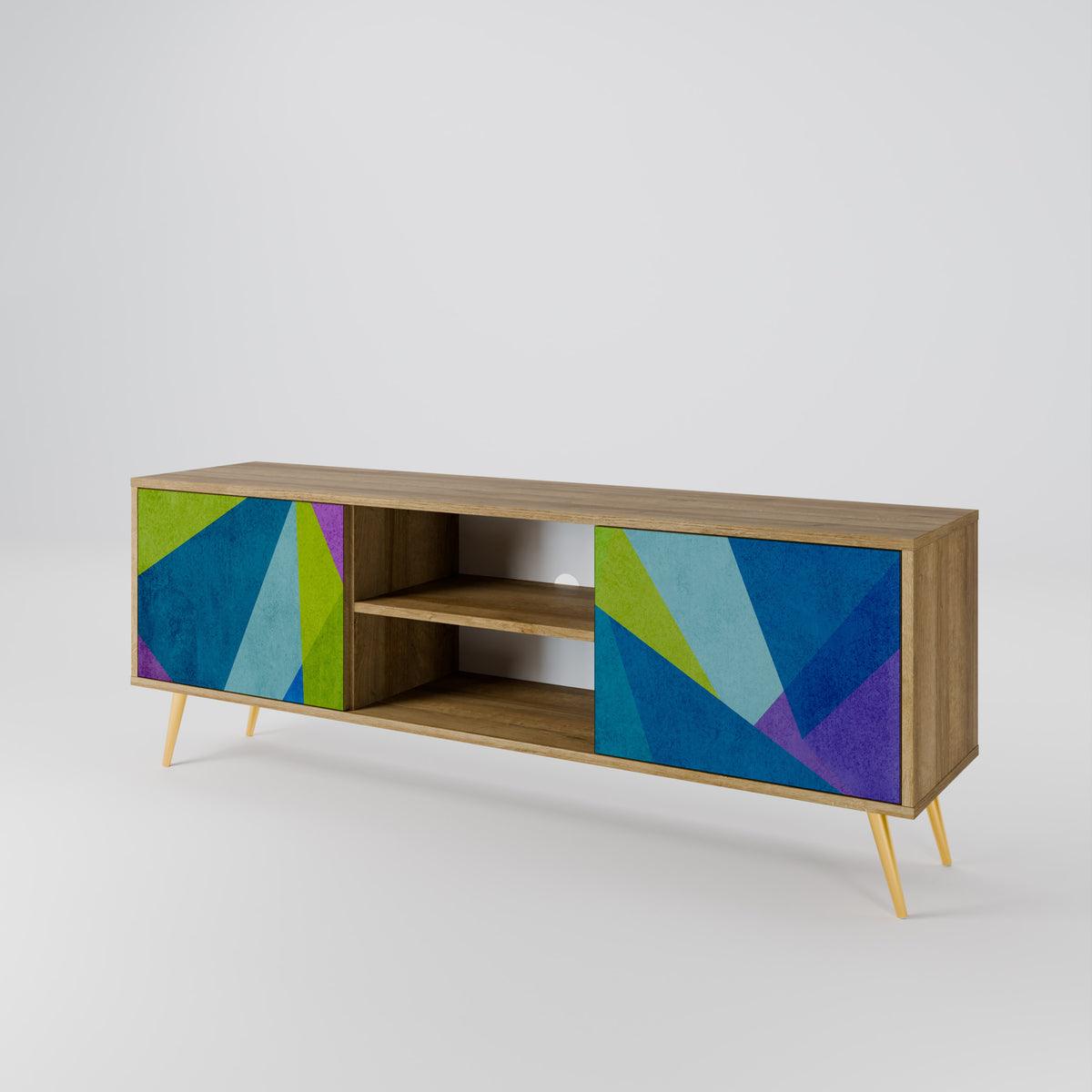 COLD SHOWCASE Mueble de TV de 2 Puertas