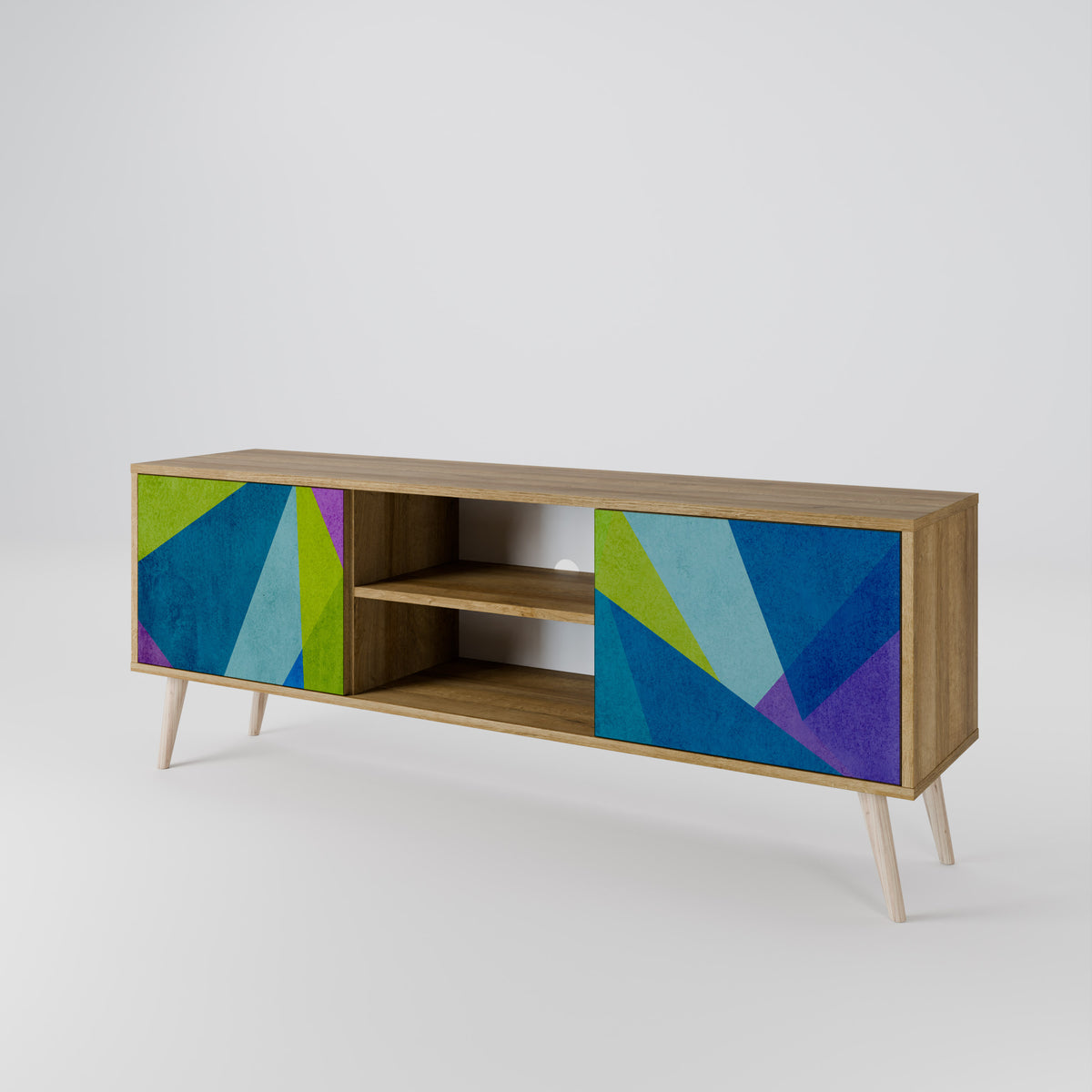 COLD SHOWCASE Mueble de TV de 2 Puertas