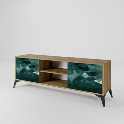 POLYGONAL FLOATING Mueble de TV de 2 Puertas